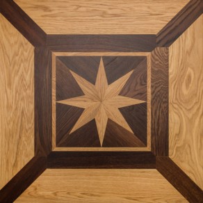 Custom, handmade parquetry floors